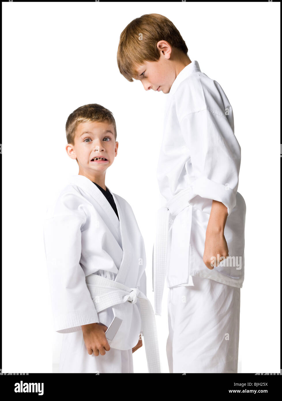 youth practicing martial arts Stock Photo Alamy