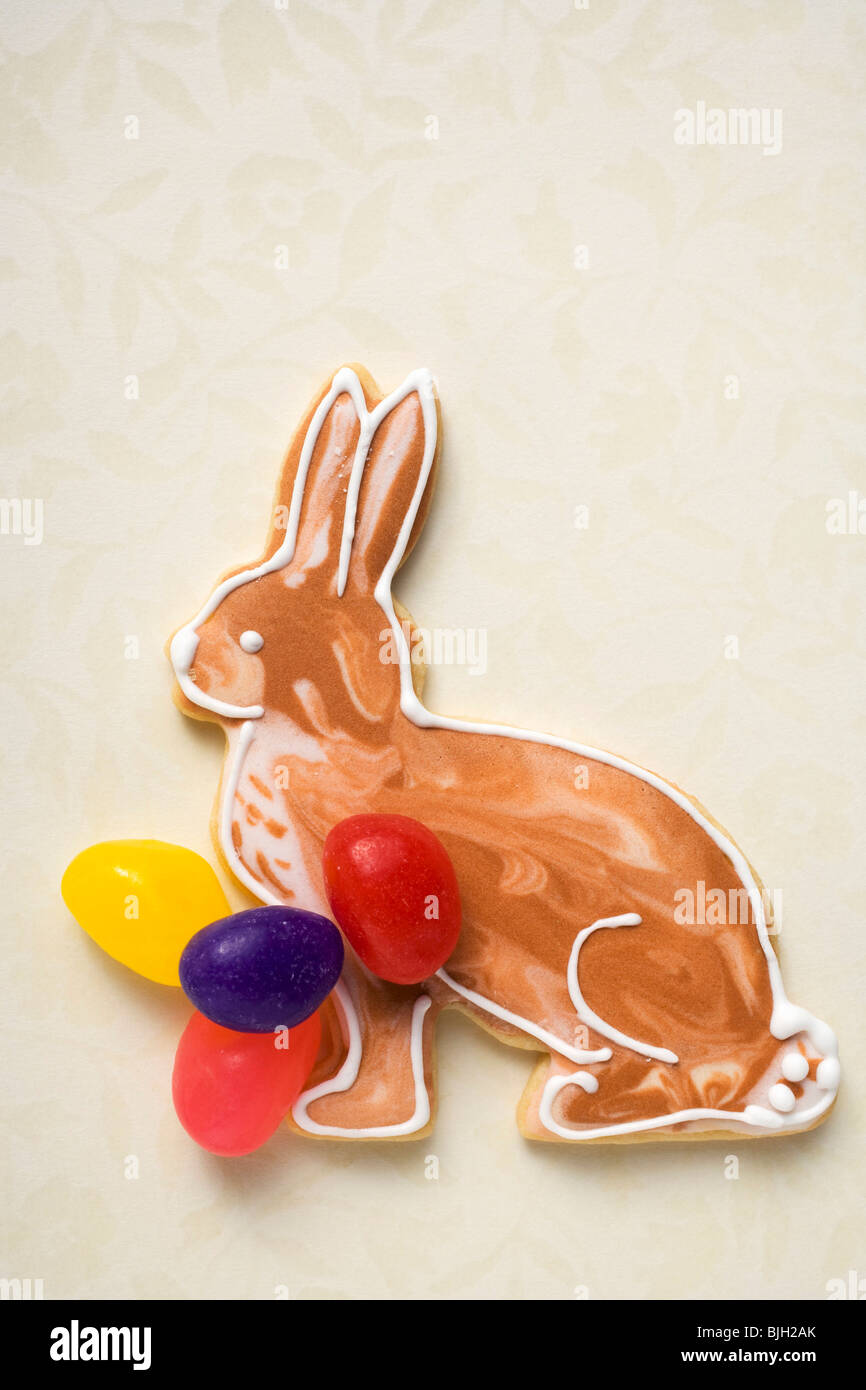 Easter Bunny and jelly beans Stock Photo Alamy