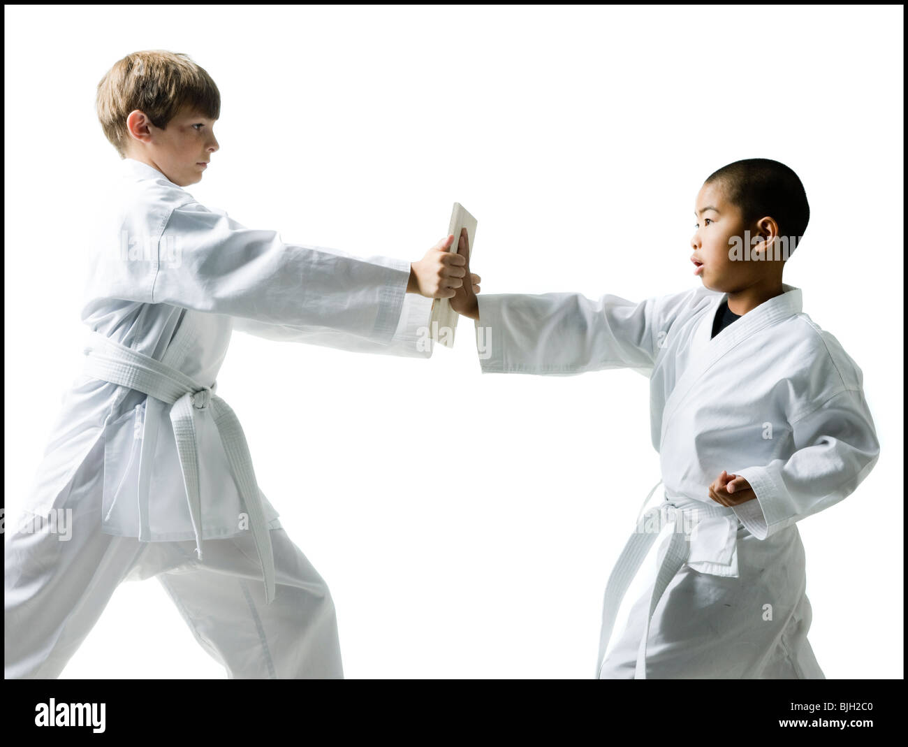 youth practicing martial arts Stock Photo Alamy