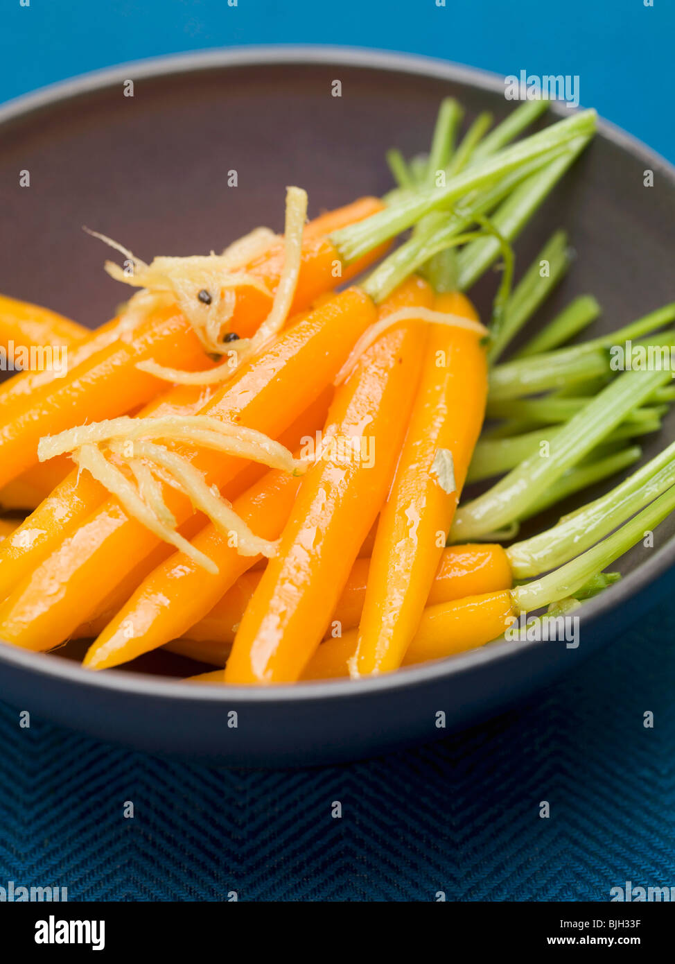 Glazed carrots Stock Photo Alamy