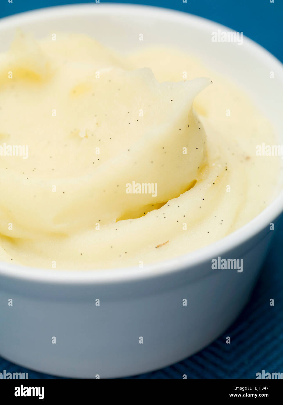 Vanilla mashed potato Stock Photo Alamy