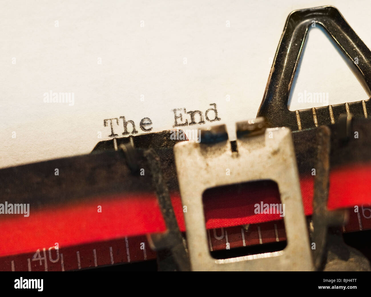 The end of the story Stock Photo Alamy