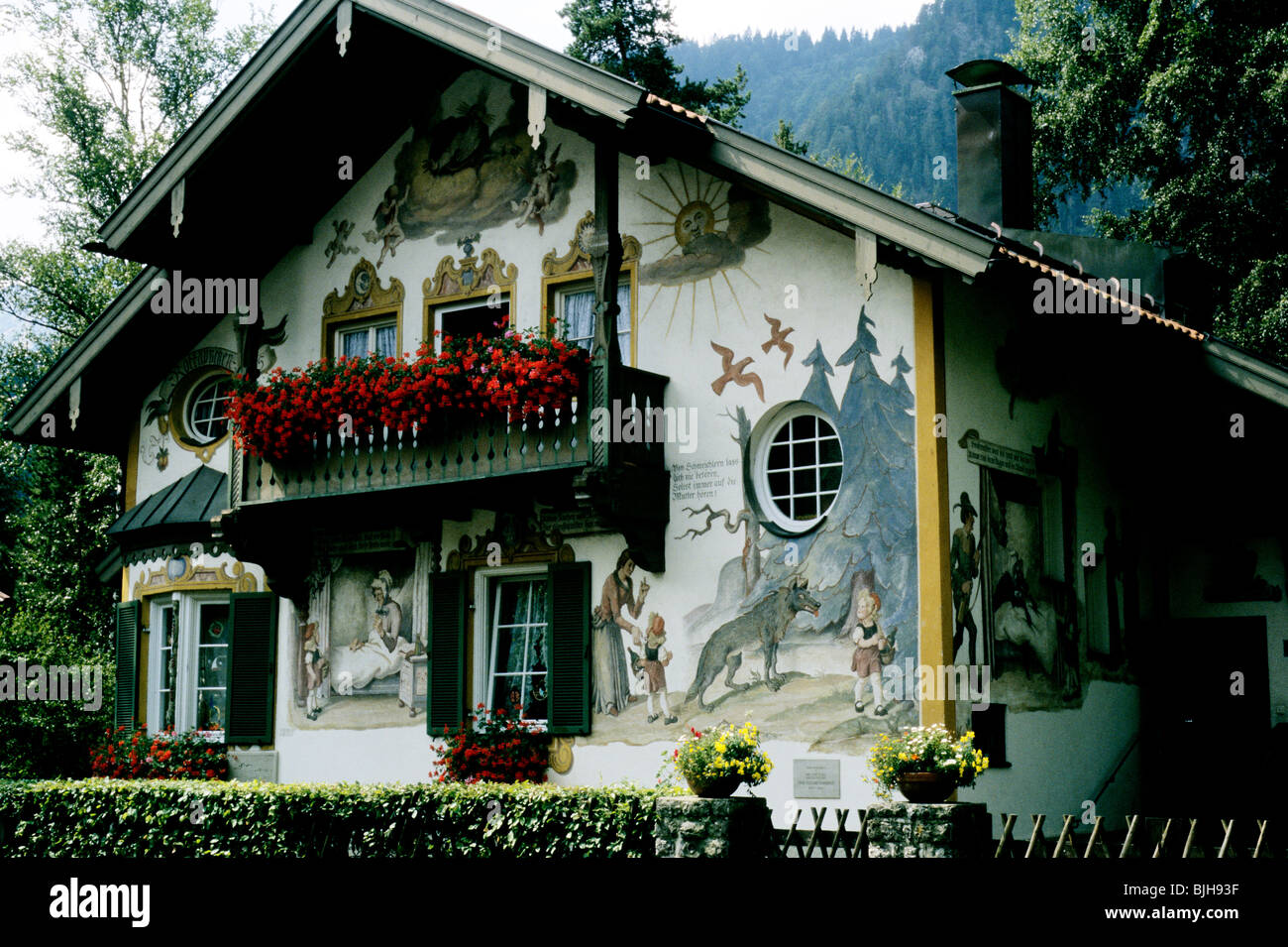 The Bavarian village of Oberammergau, in southern Germany, where the ...