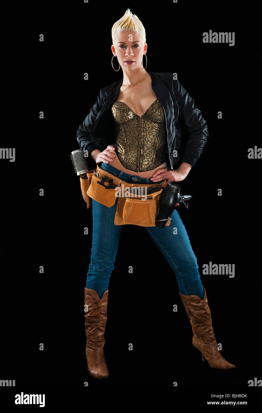 Hair Stylist Tool Belt Stock Photos Hair Stylist Tool Belt Stock
