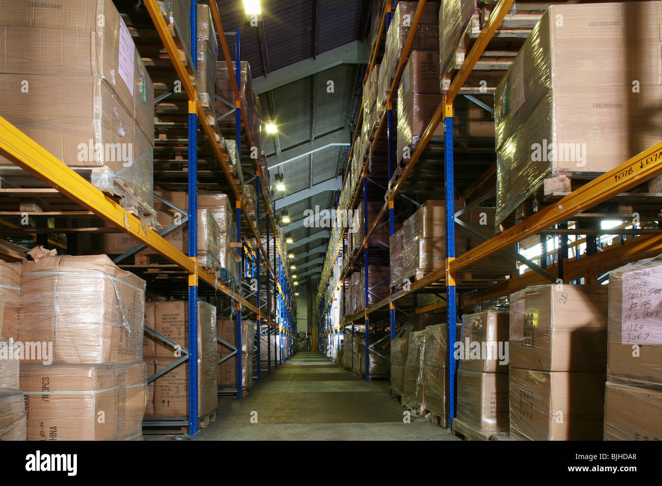 storage warehouse Stock Photo