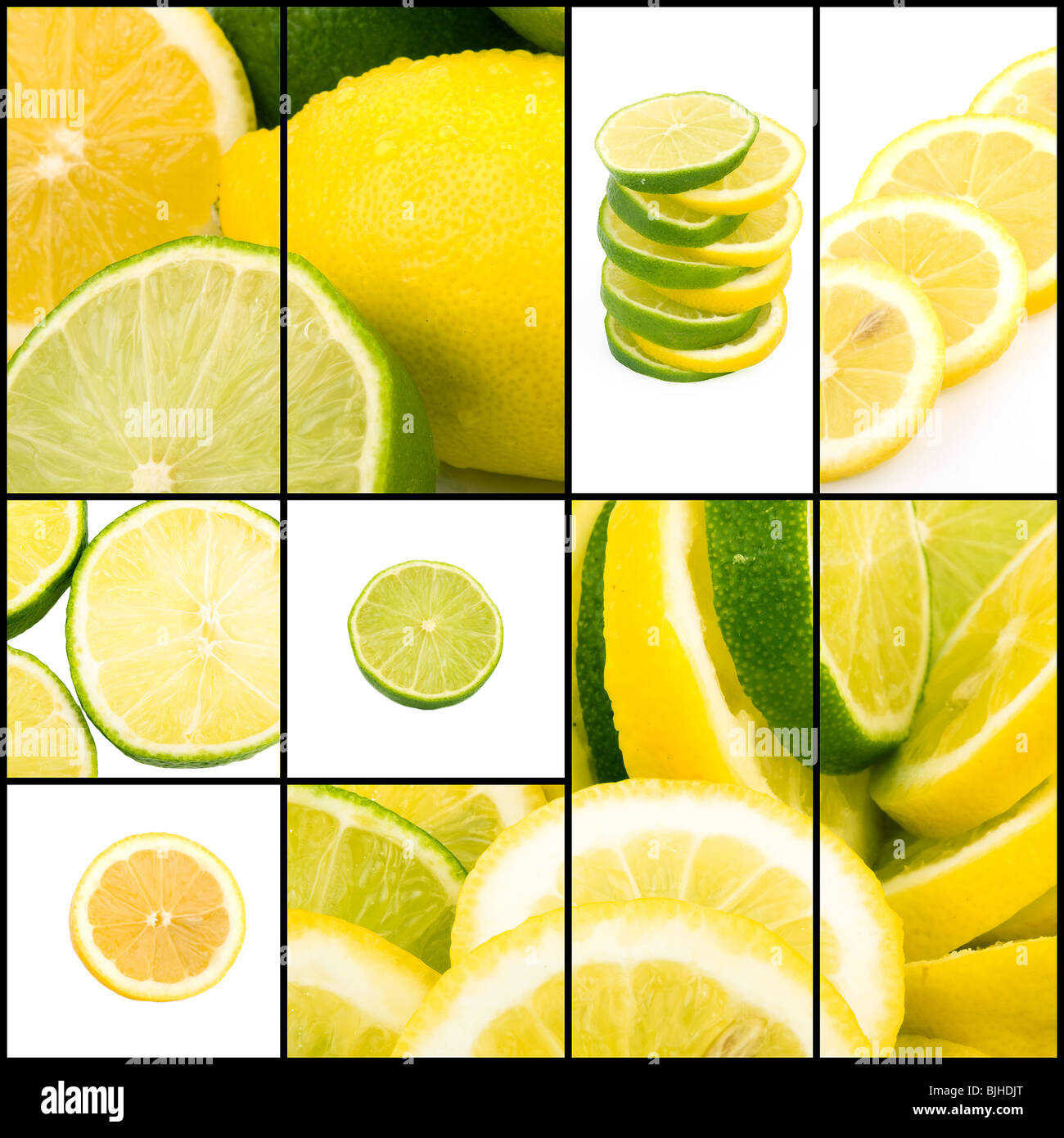 lemon collection Stock Photo