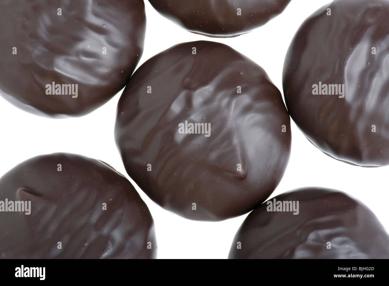 object on white food Chocolate zephyr Stock Photo Alamy