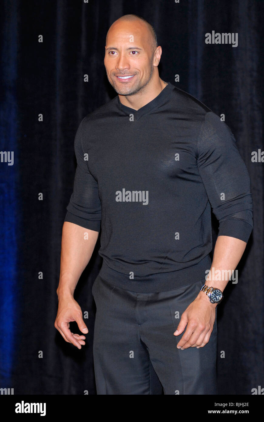 DWAYNE JOHNSON FASTER PHOTOCALL. CBS FILMS LUNCHEON SHOWEST 2010 LAS