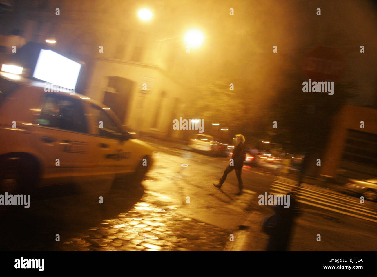 West village new york city night hi-res stock photography and images ...