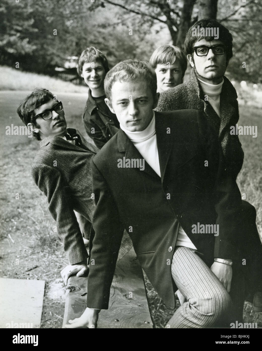 MANFRED MANN - UK group in 1964 with Paul Jones - see Description below for lineup Stock Photo