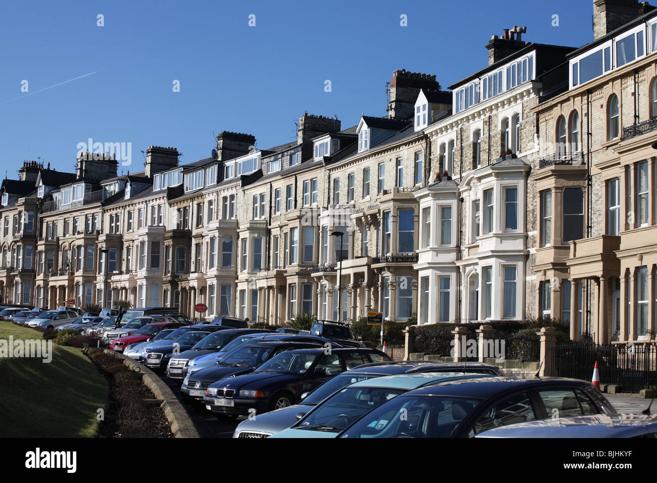 The Victorian Crescent, Percy Gardens in Tynemouth, North Tyneside