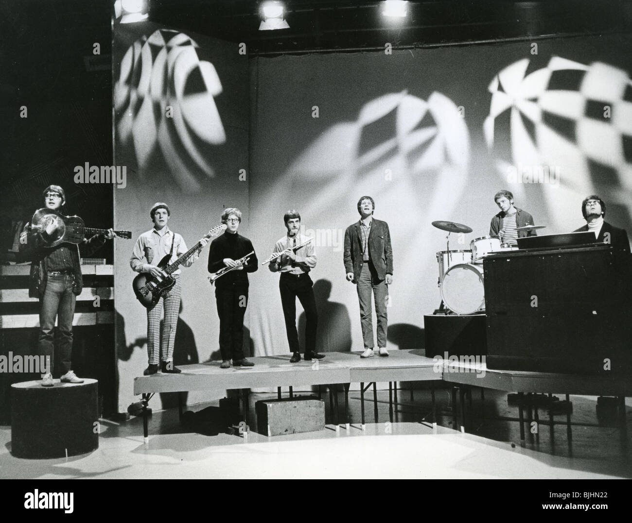 MANFRED MANN on Top Of The Pops in 1965. Photoi: Tony Gale Stock Photo