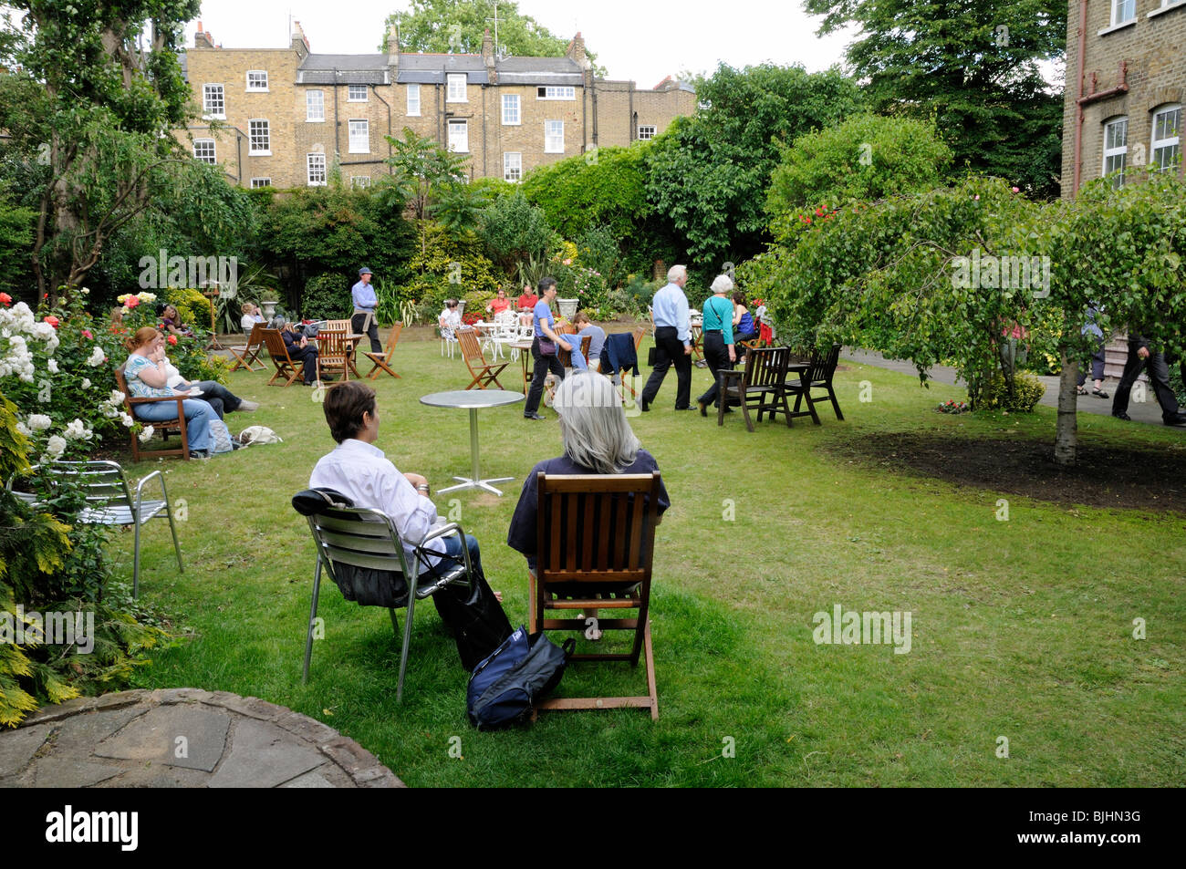 Open garden day Allen Hall Seminary Chelsea London England Britain UK