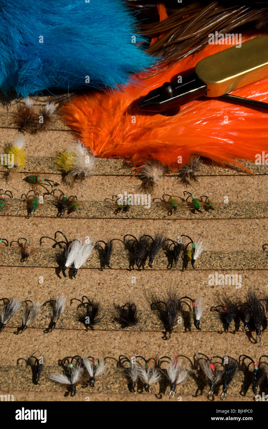 Fly tying feathers hi-res stock photography and images - Alamy