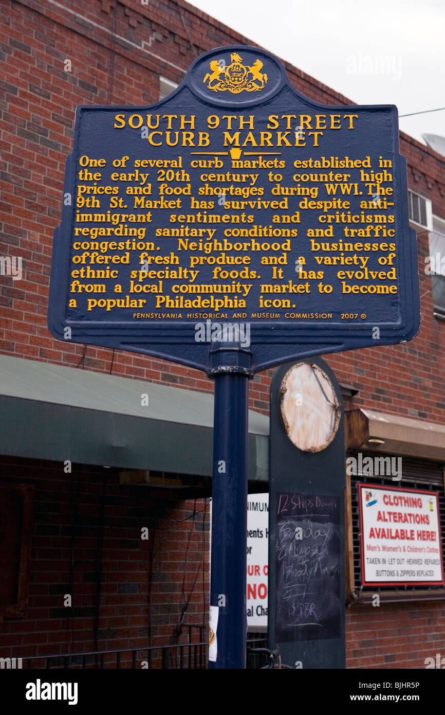 South 9th street curb market hires stock photography and images Alamy