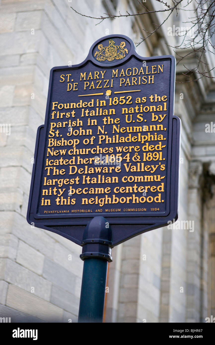 St mary magdalen de pazzi parish hi-res stock photography and images ...