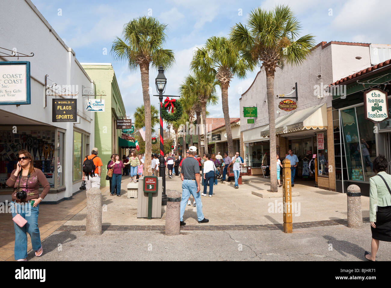 Shopping mall st augustine outside hires stock photography and images