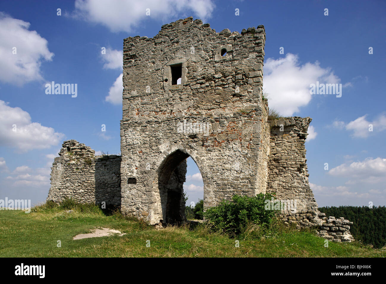 Kremenets Krzemieniec Bona Hill fortress castle Ruins Western Ukraine 