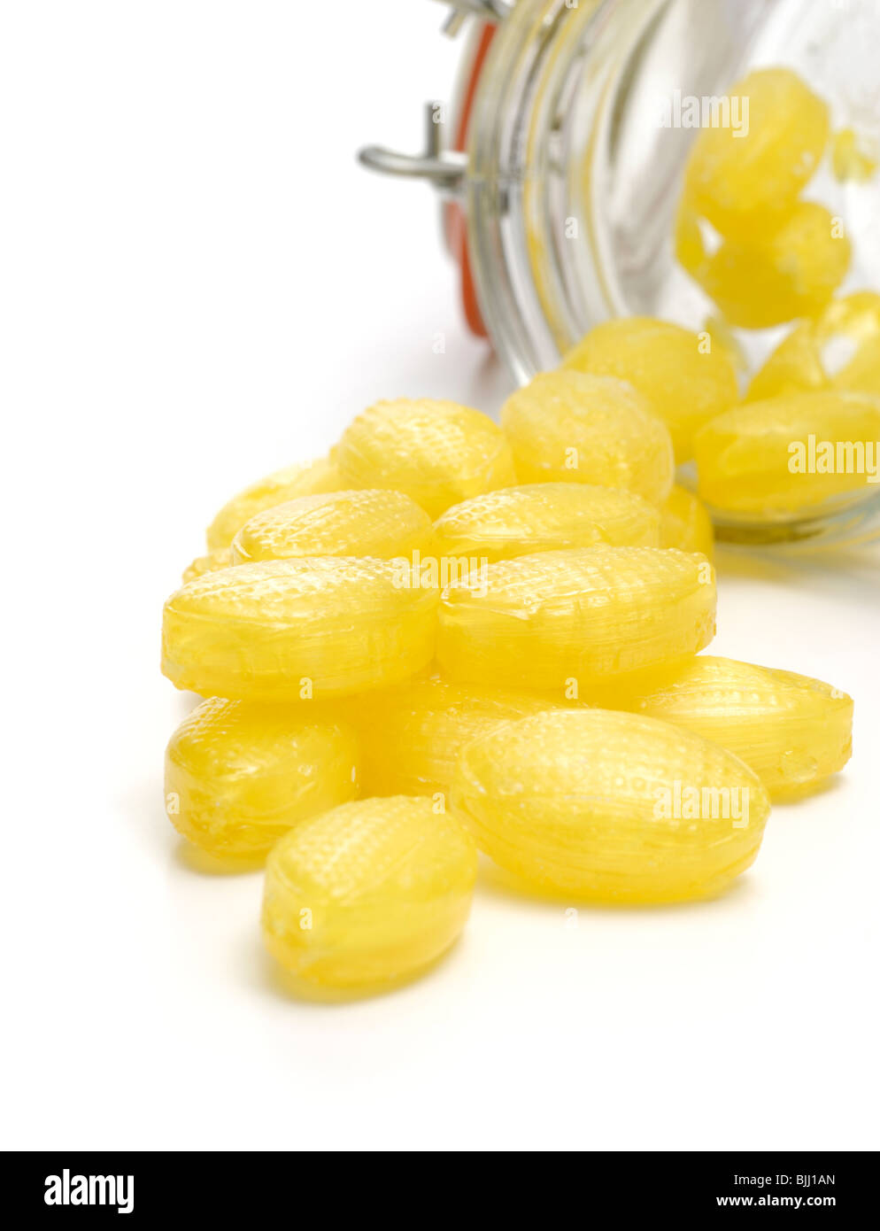 lemon Sherbets Stock Photo