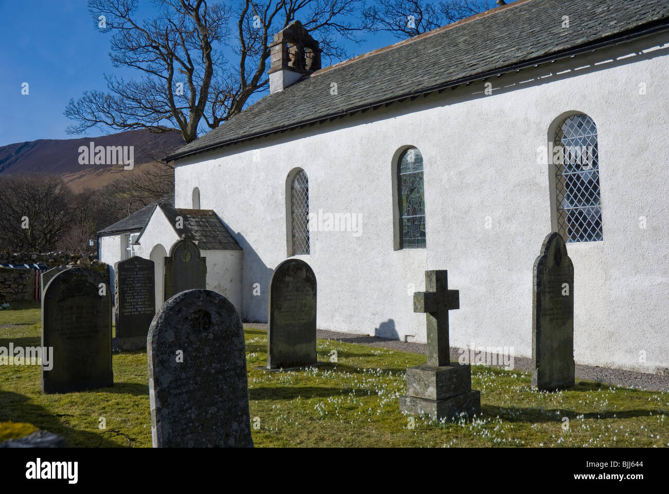 Newlands Church, Lake District, Cumbria Stock Photo