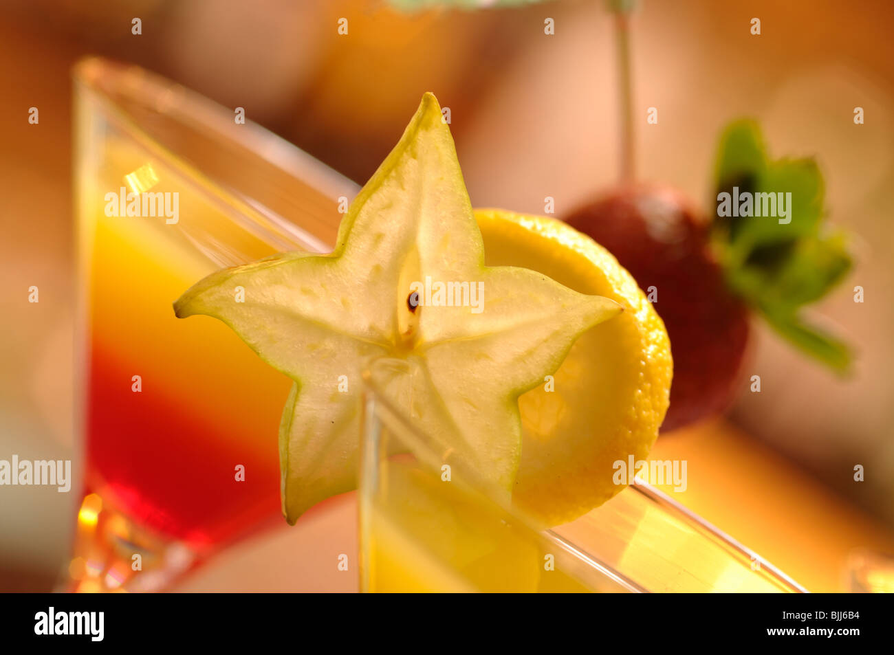 Daiquiri cocktails served at bar Stock Photo Alamy