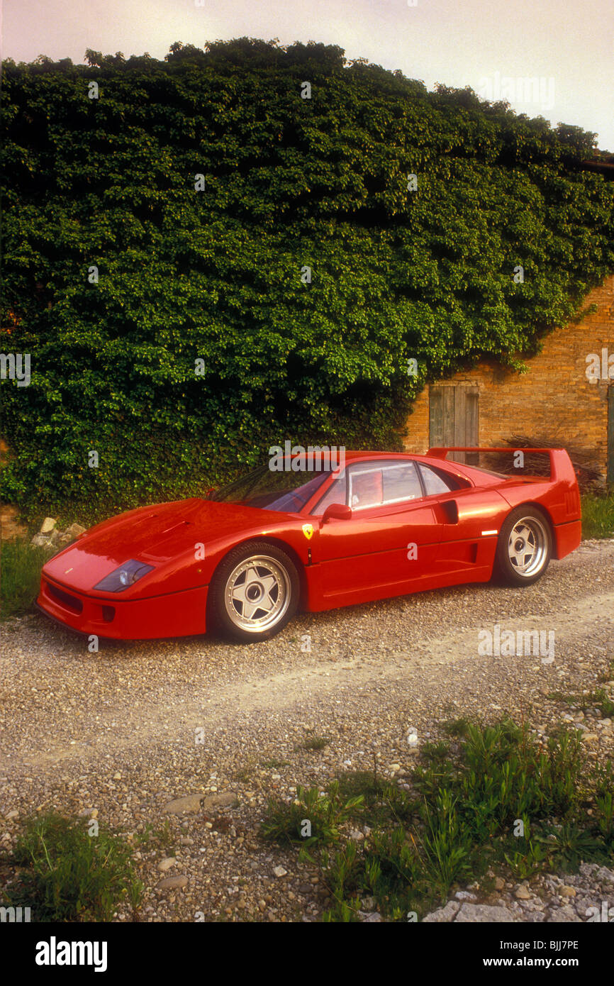 Ferrari F40 1984 Stock Photo