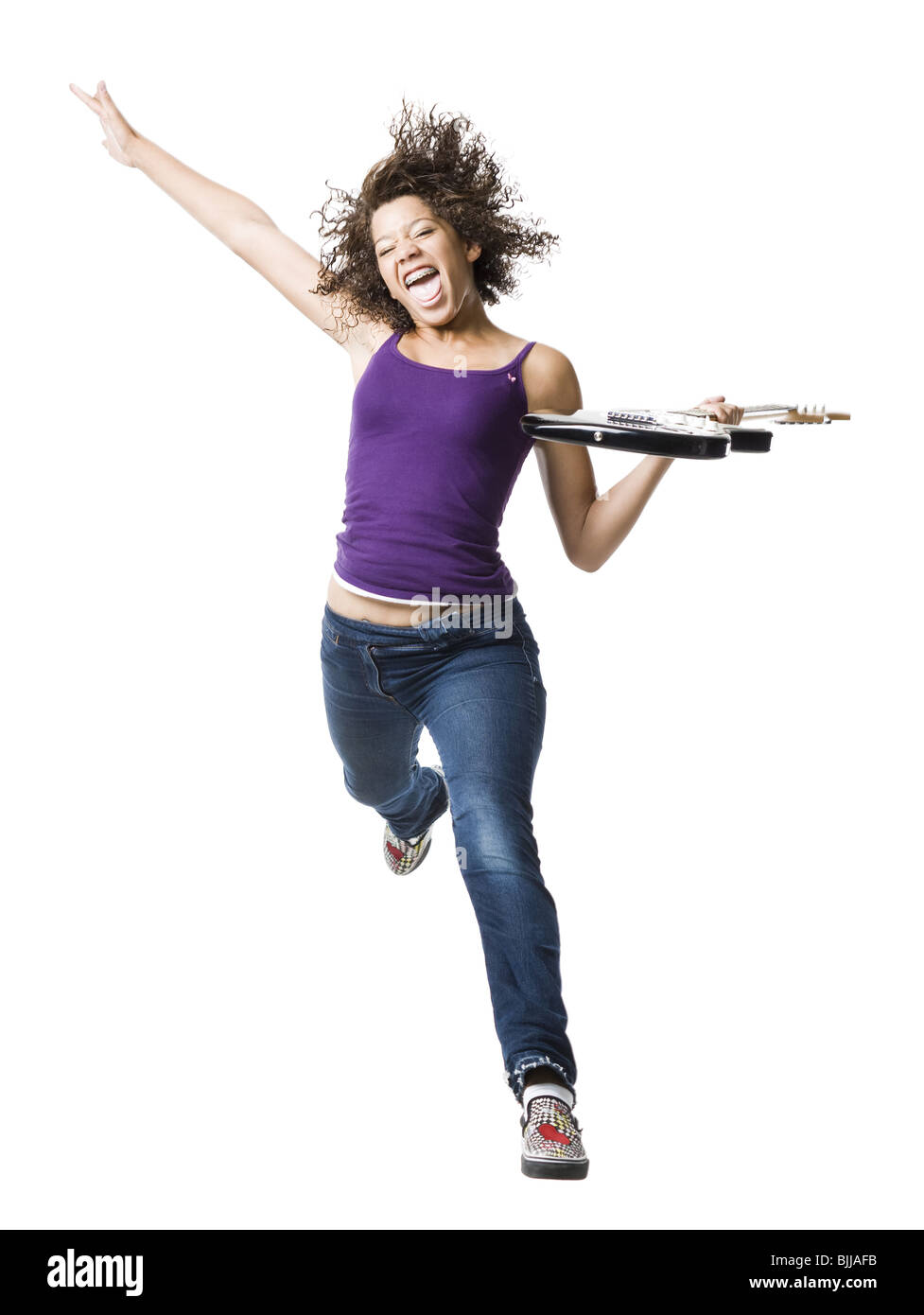 Dancing girls and musicians Cut Out Stock Images & Pictures Alamy