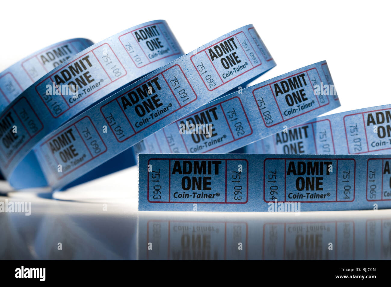 Admission tickets Stock Photo