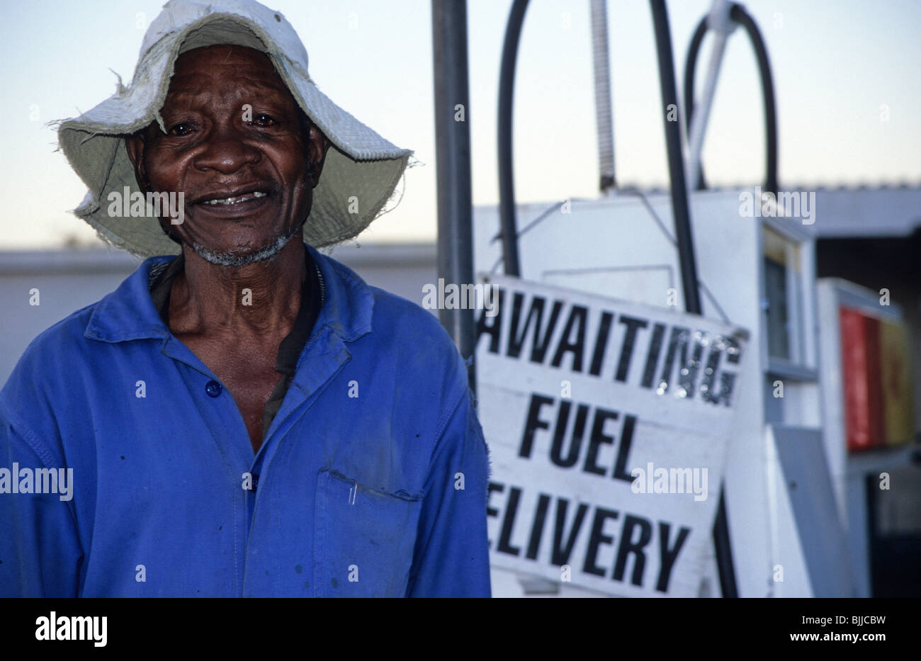 Awaiting fuel delivery, Bulawayo, Zimbabwe, Africa Stock Photo Alamy