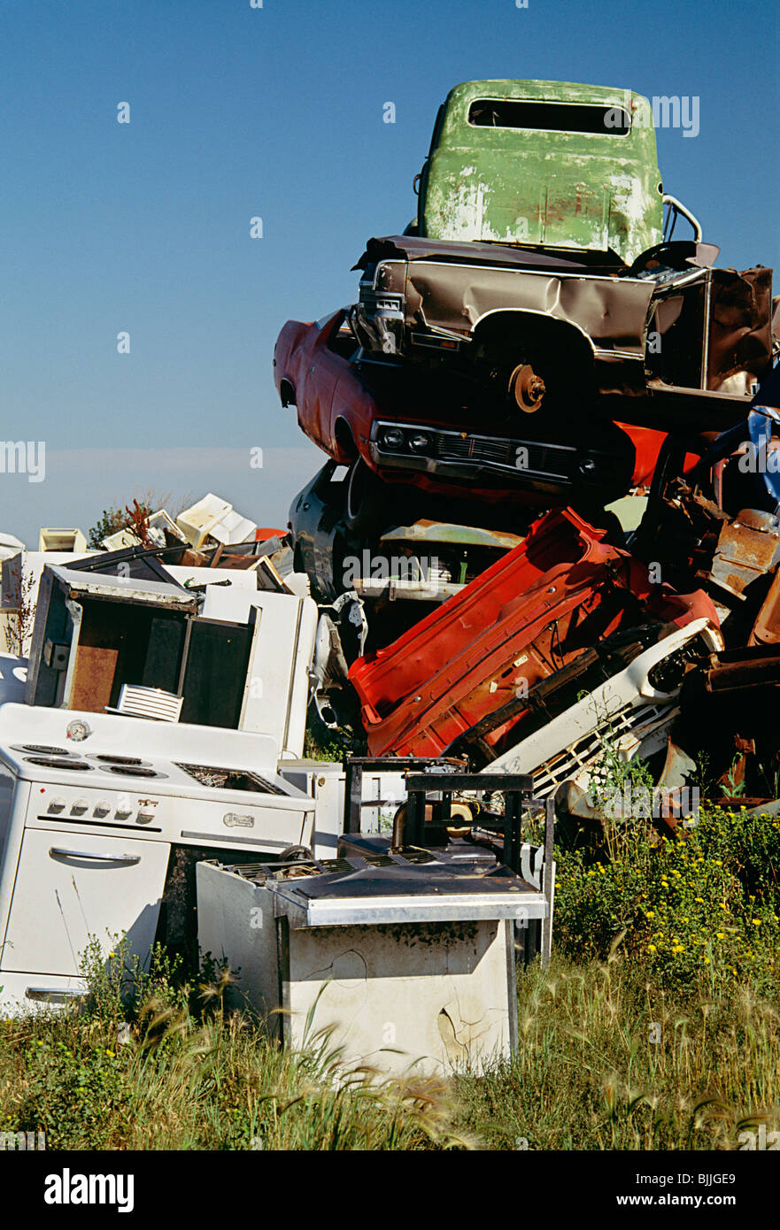 Junkyard, South Dakota, United States  1993 Stock Photo