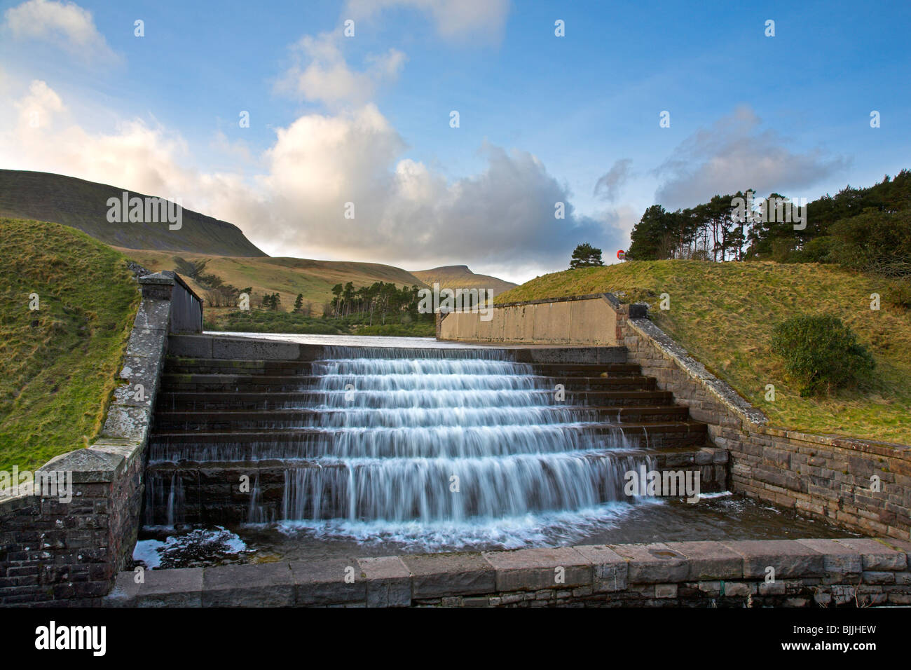 Lower Neuadd Reservoir in the brecon Beacons National Park Stock Photo Alamy