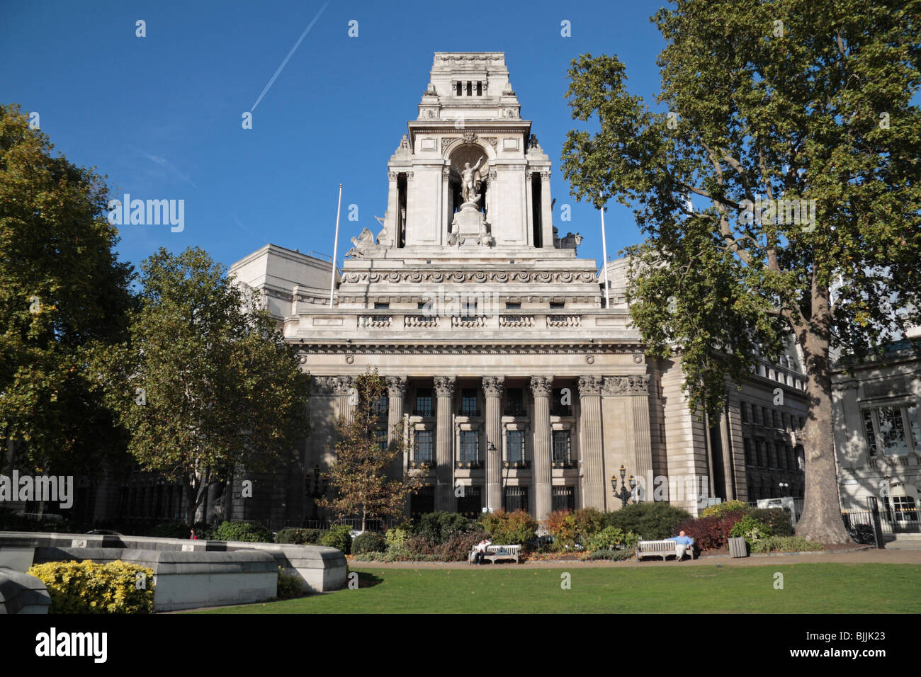 The former Port of London Authority building on Trinity Square, London, UK, soon to be converted into a hotel, spa & apartments. Stock Photo