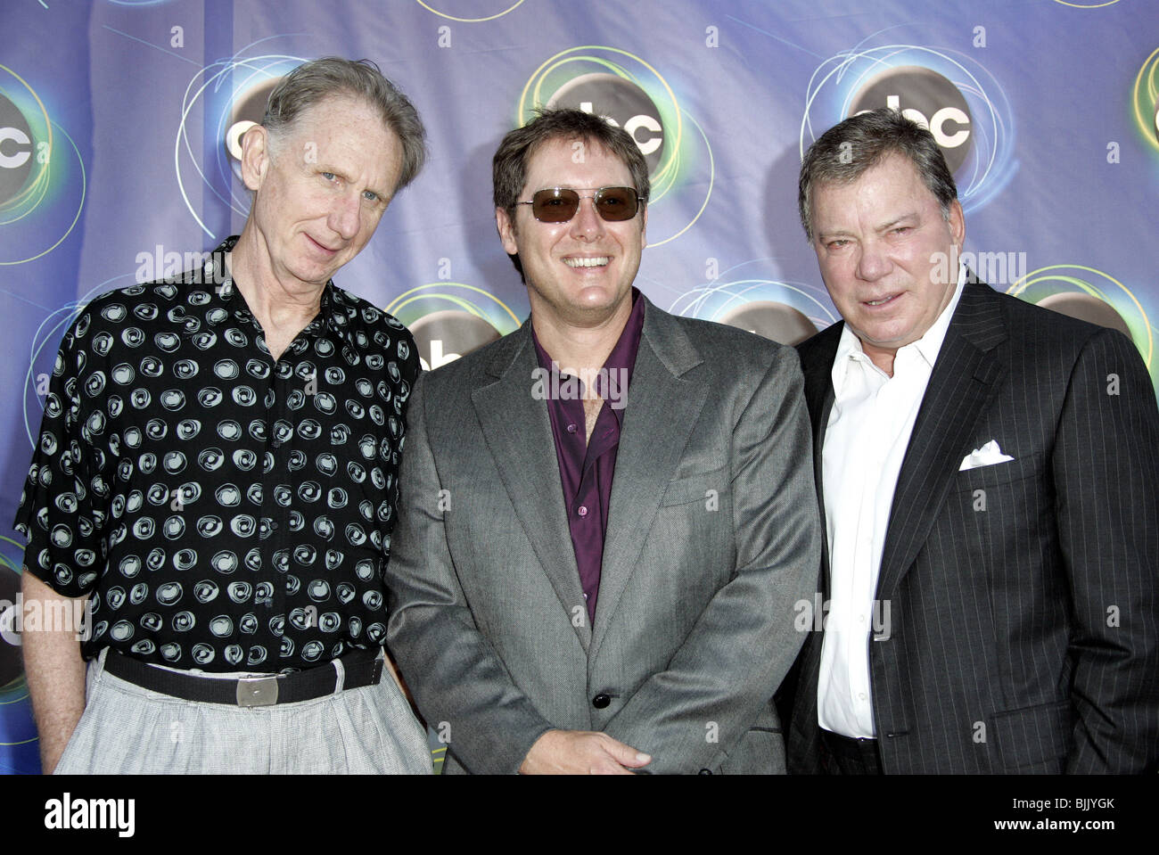 RENE AUBERJONOIS JAMES SPADER & WILLIAM SHATNER ABC TV SUMMER PRESS