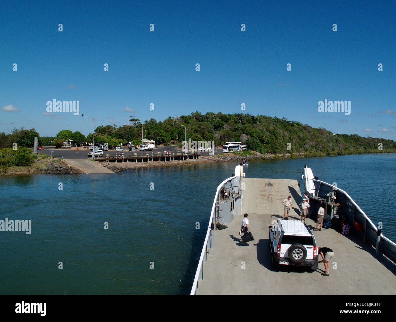 River Heads ferry terminal near Hervey Bay and Fraser Island in Queensland, Australia Stock