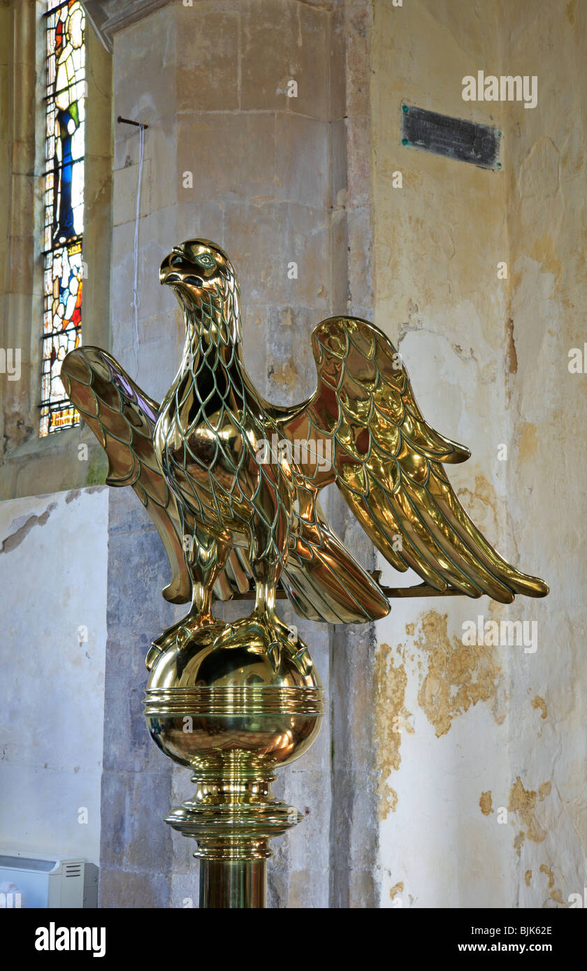 Brass eagle lectern in church hires stock photography and images Alamy