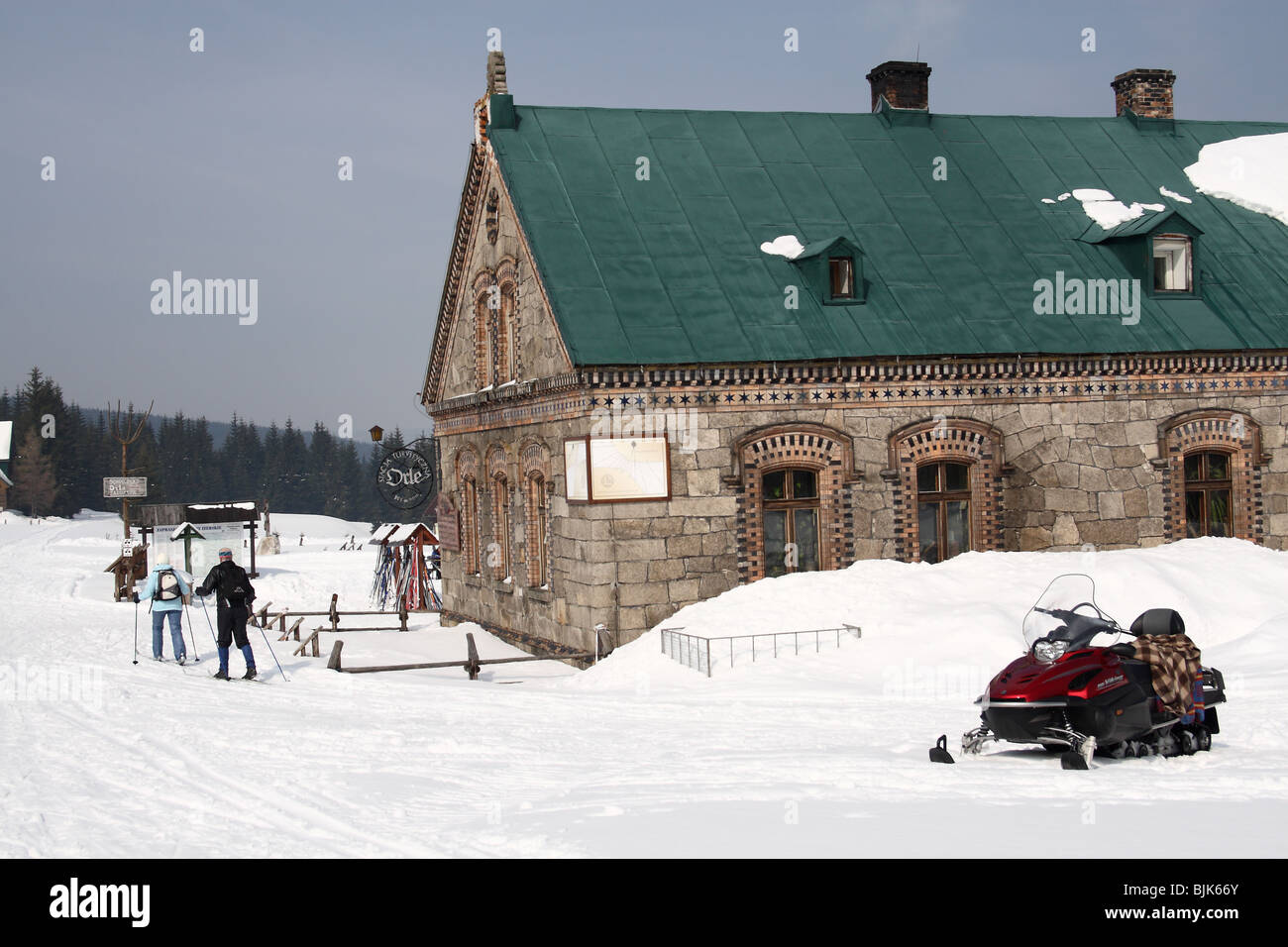 "Orle" refuge in Izerskie mountains best crosscountry ski resort in