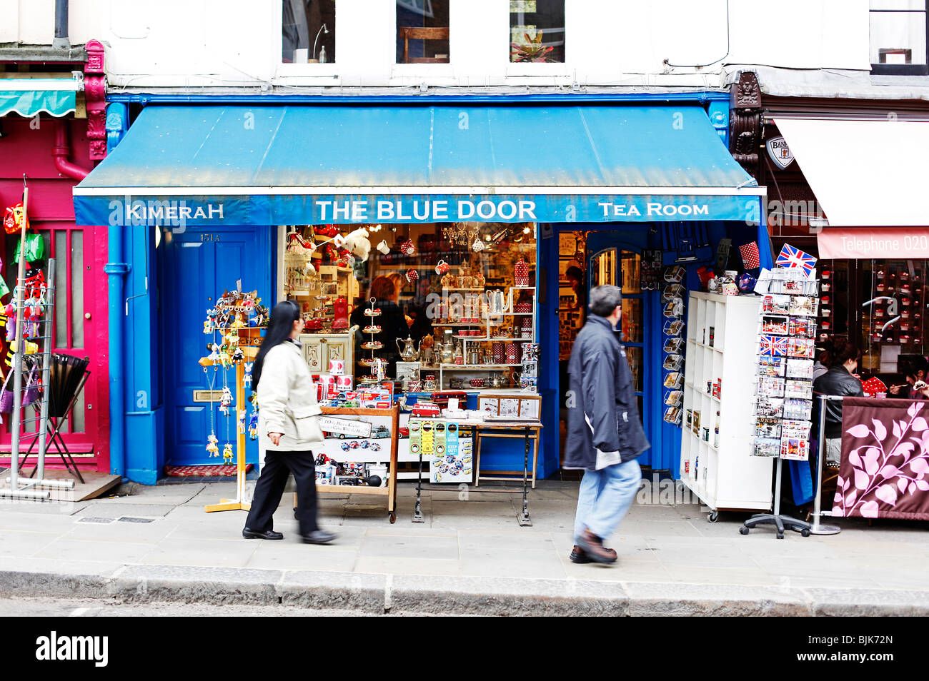 The Blue Door Cafe In Portobello Road London Stock Photo 28696829
