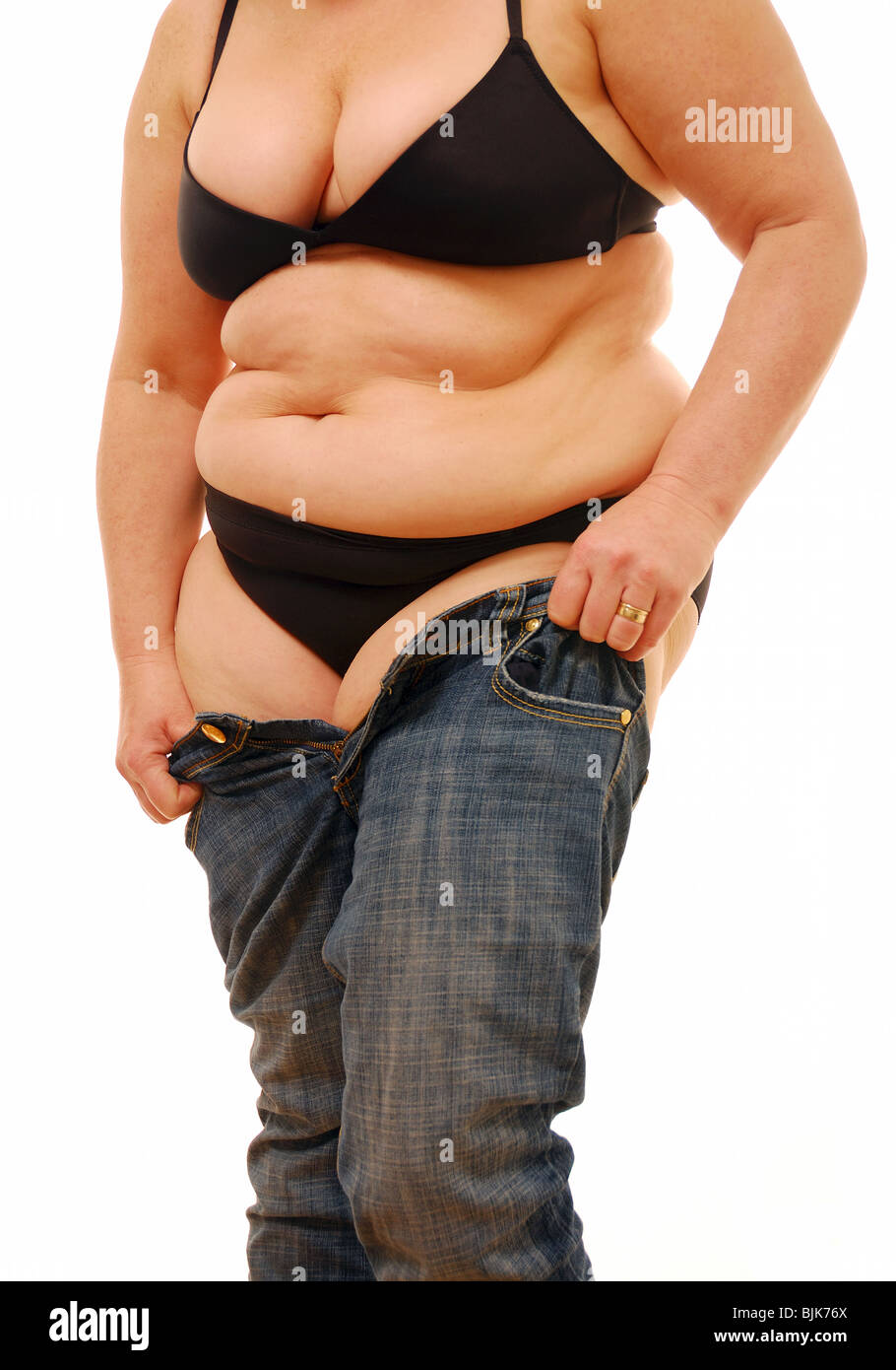 Overweight lady hi-res stock photography and images - Alamy