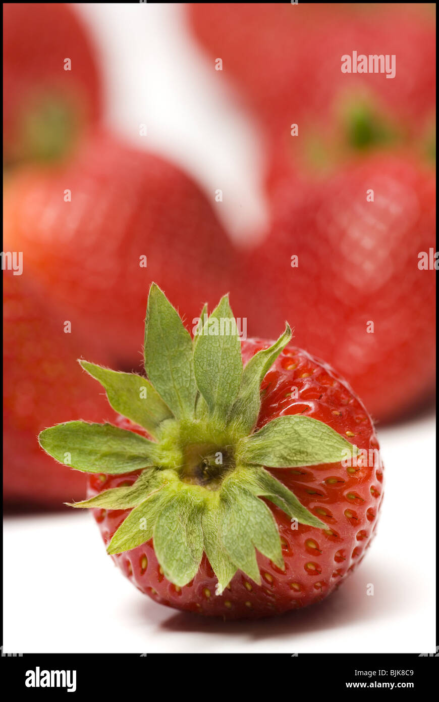 Strawberry and raspberry Stock Photo Alamy