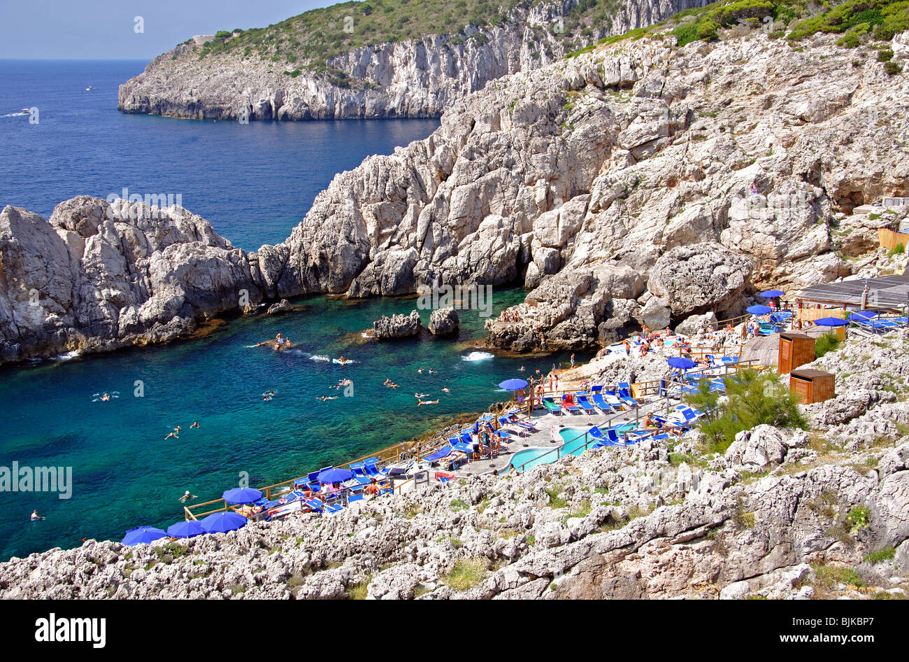 Punta Carena Capri Italy Stock Photo Alamy