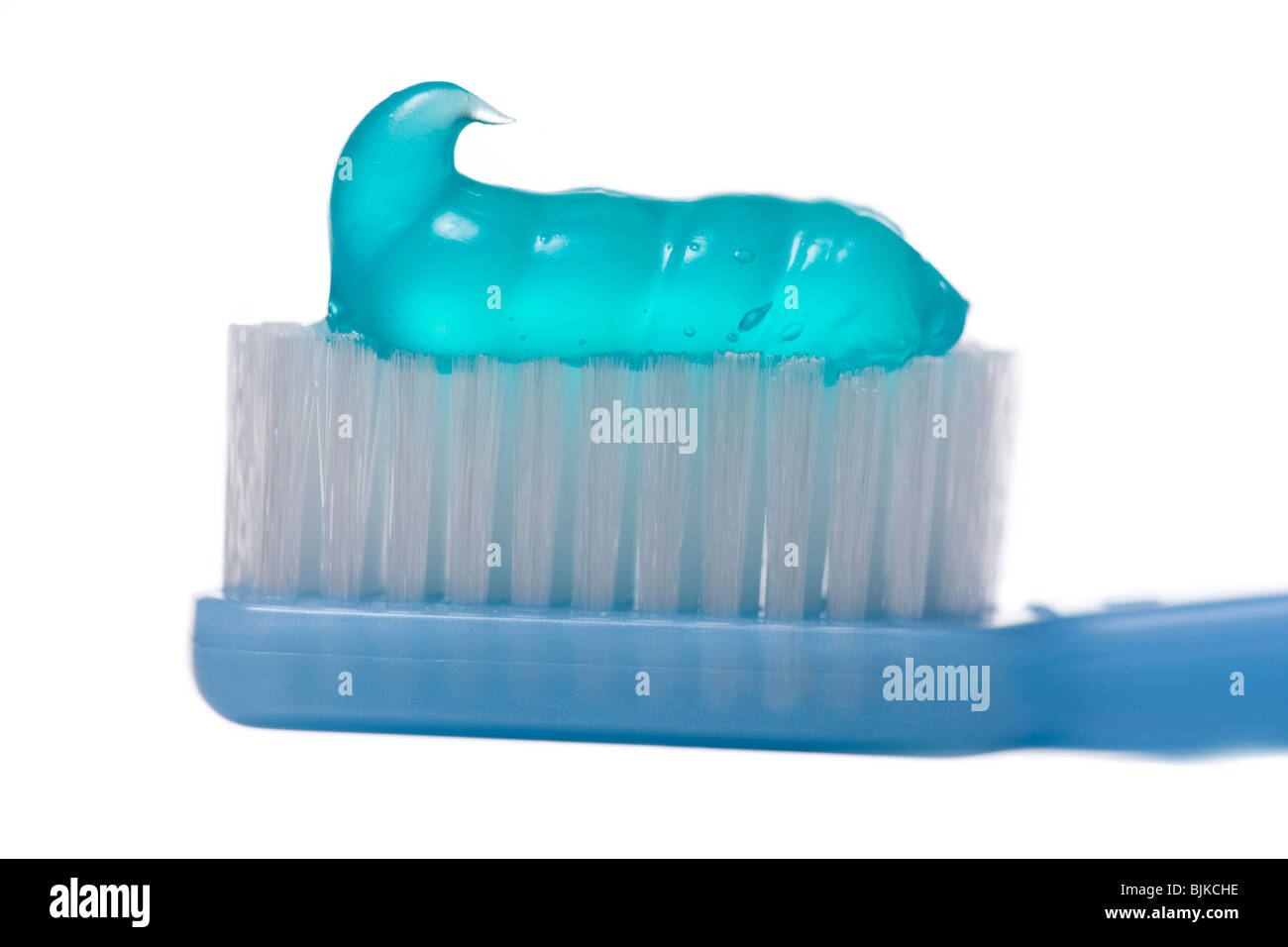Toothbrush with toothpaste Stock Photo - Alamy