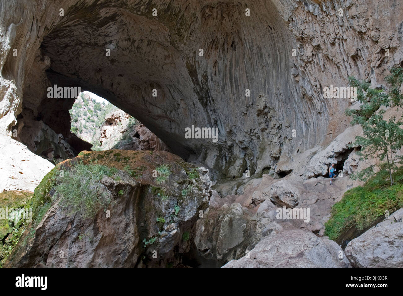 Tonto Natural Bridge near Payson, Arizona, USA. The largest natural
