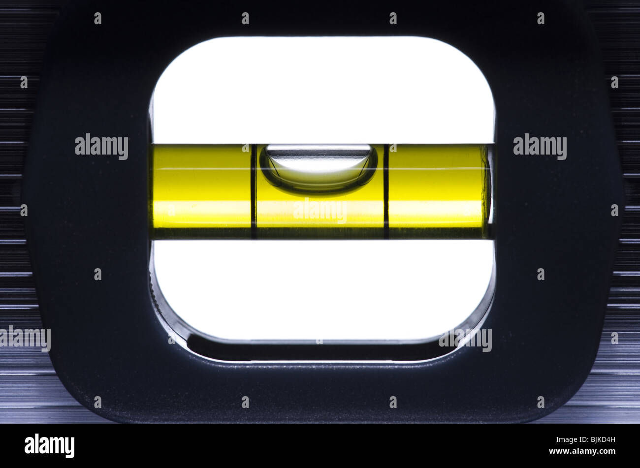 Balanced level detailed view Stock Photo