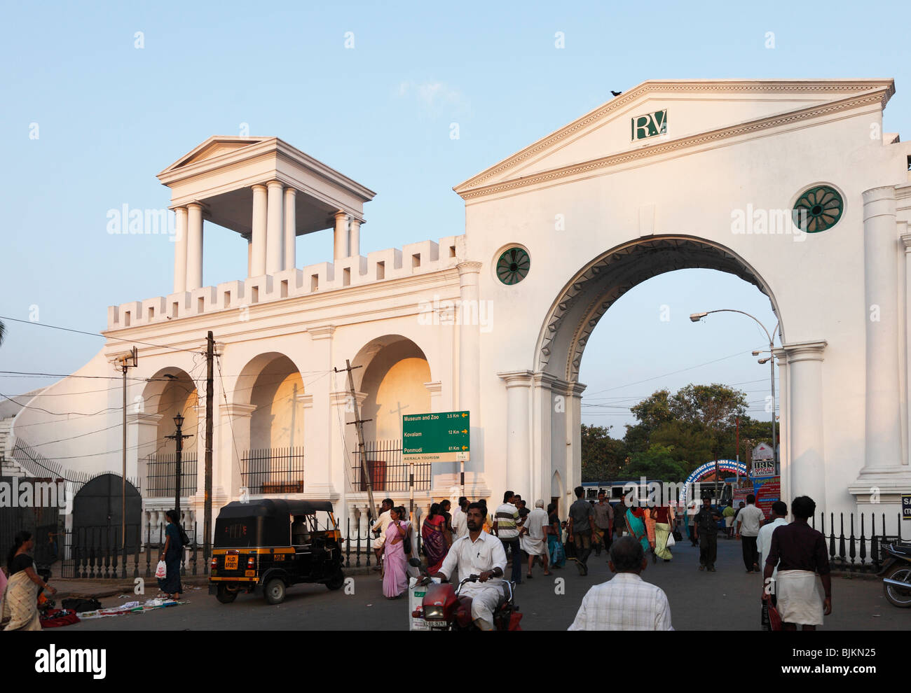 Gate, East Fort, Trivandrum, Thiruvananthapuram, Kerala state, India, Asia Stock Photo