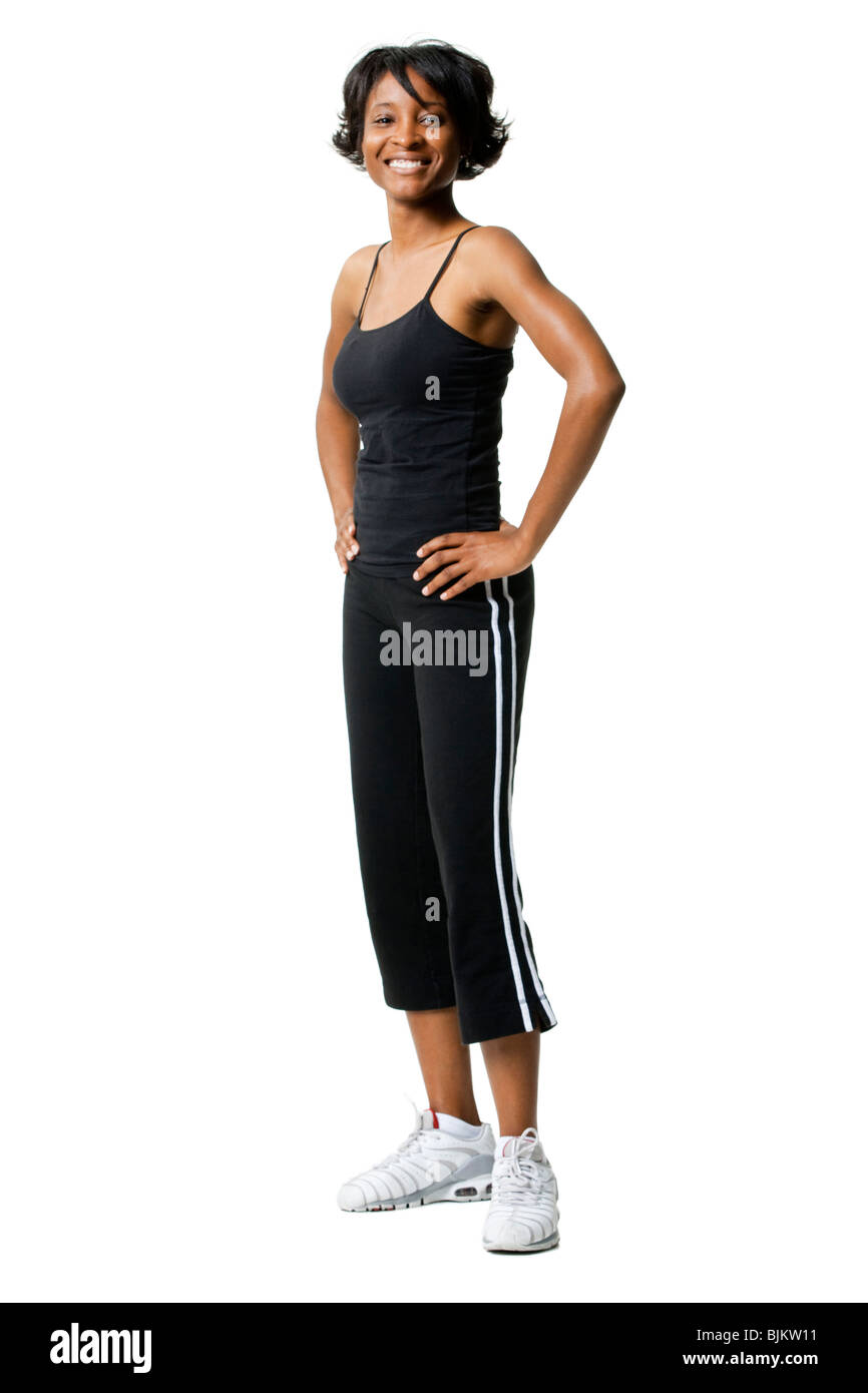 Women standing facing camera hi-res stock photography and images - Alamy