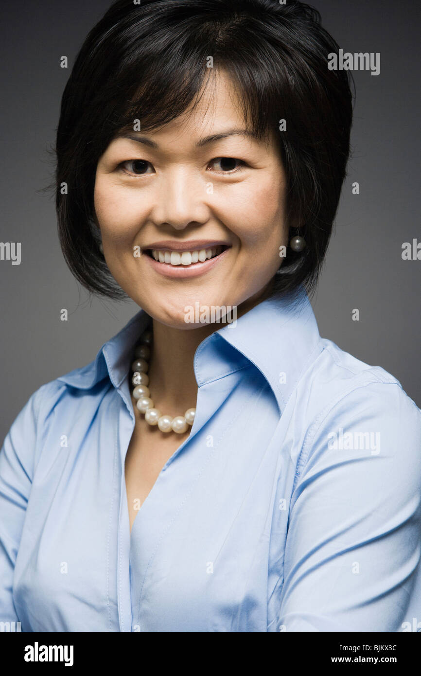 Asian woman happy hi-res stock photography and images - Alamy