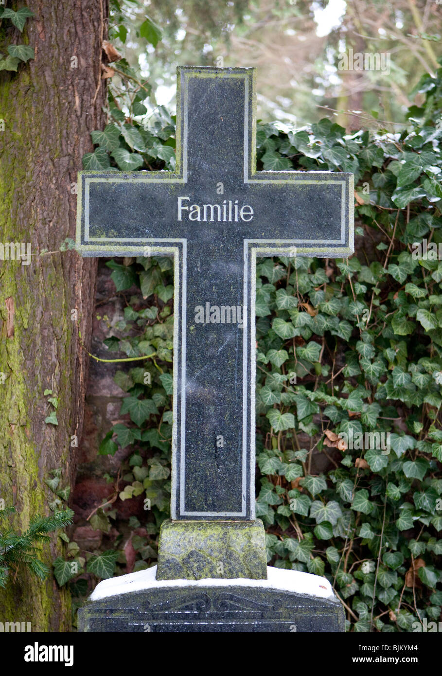 Family grave Stock Photo