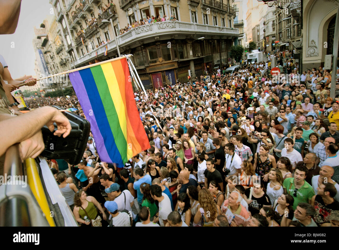 Gay Pride Parade 2007, Madrid, Spain, Europe Stock Photo - Alamy