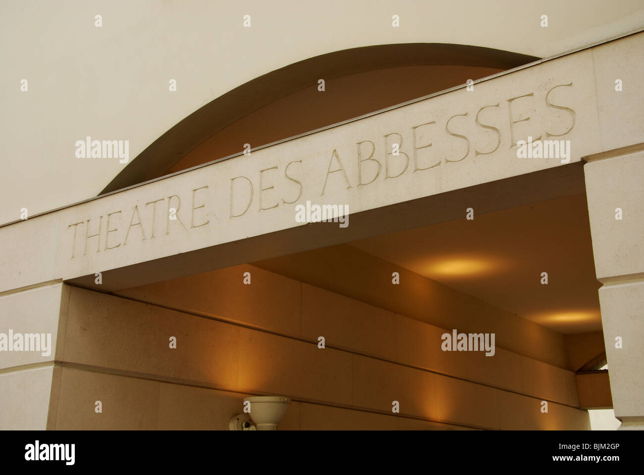 Theatre des Abbesses, Montmartre Paris France Stock Photo