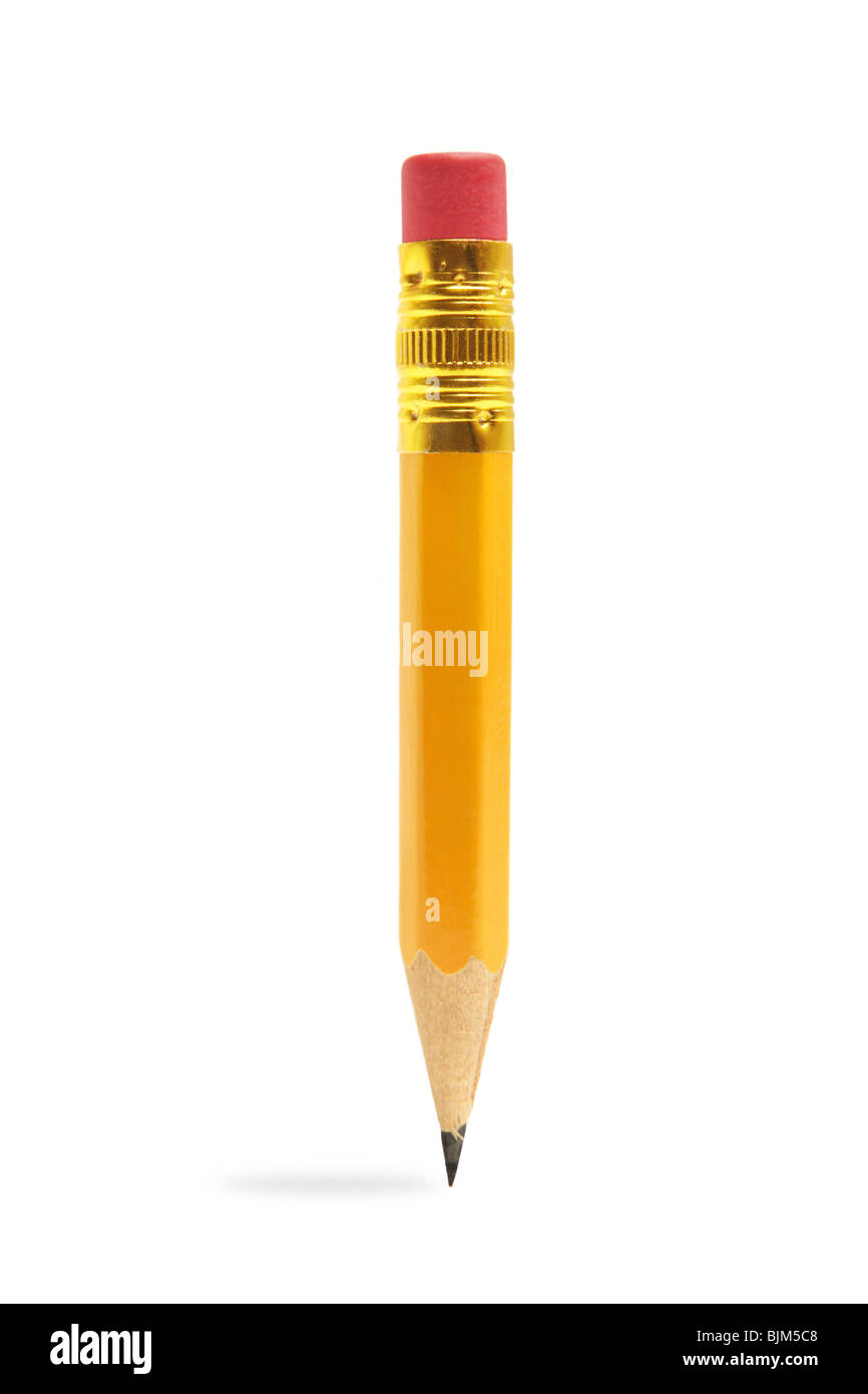 Short Pencil Stock Photo